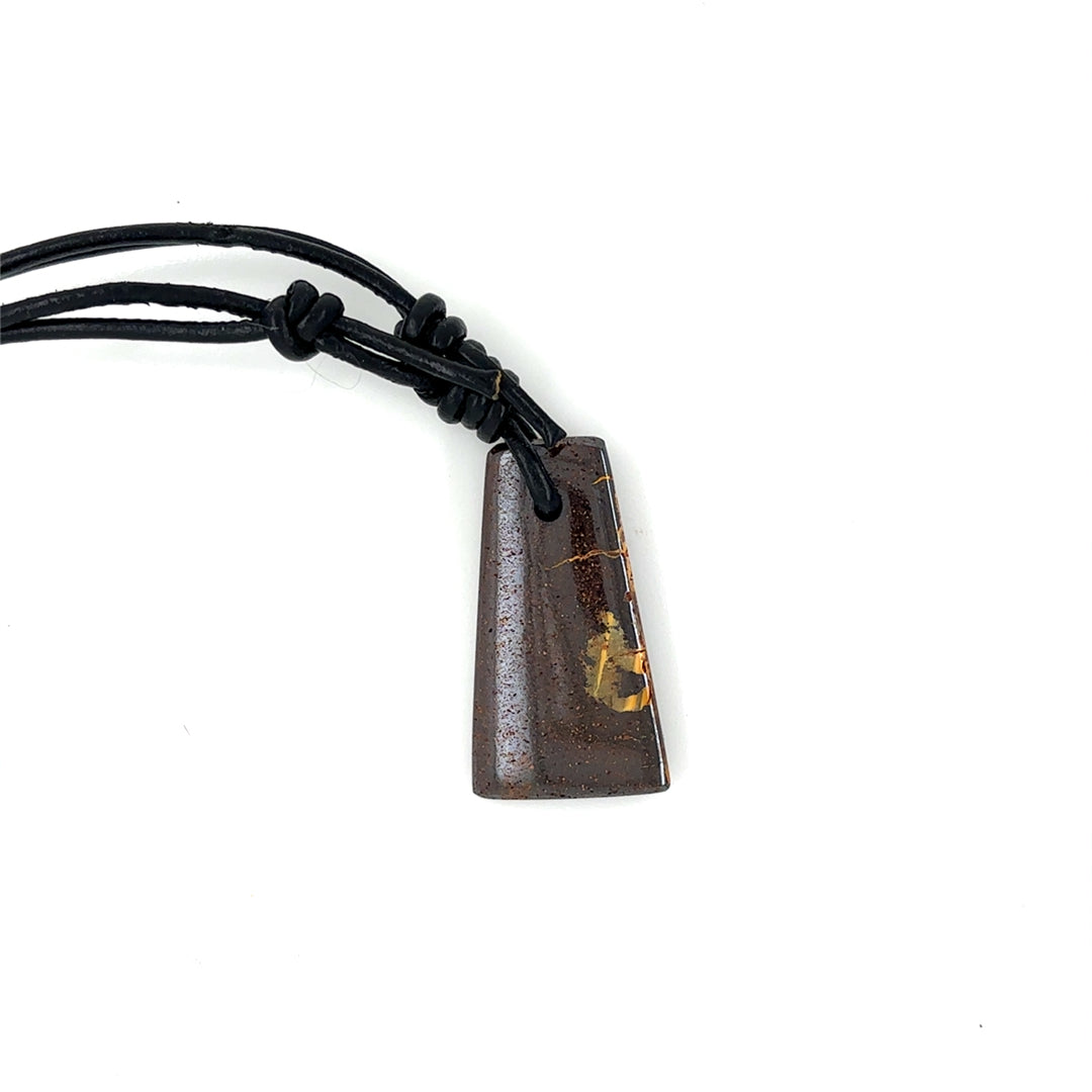 Chunk Boulder Opal on Cord #17