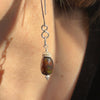 Single Drop Ethiopian Opal Earrings